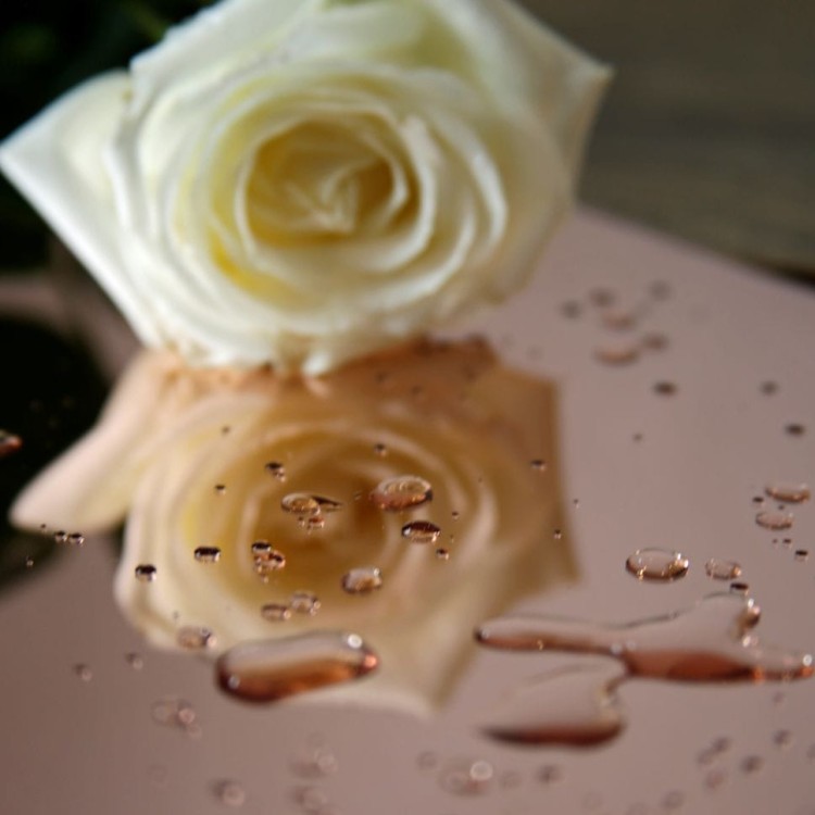 Plexi lustro gold rose 1mm ALUPLEXI