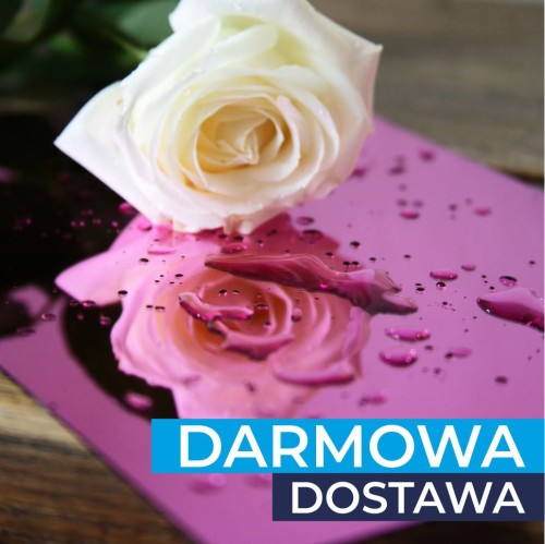 Plexi lustro fuksja 1mm ALUPLEXI