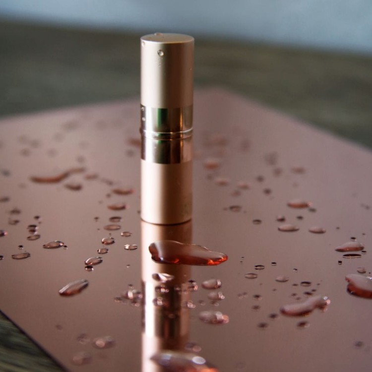 Plexi lustro gold rose 1mm ALUPLEXI