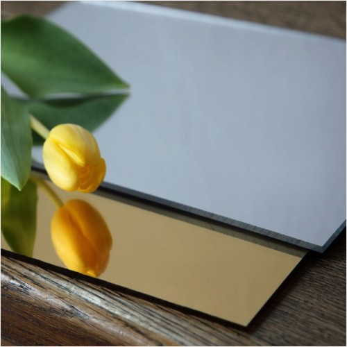 Plexi lustro złote 2 mm 600×400 mm – pakiet BIZNES 45 sztuk | ALUPLEXI