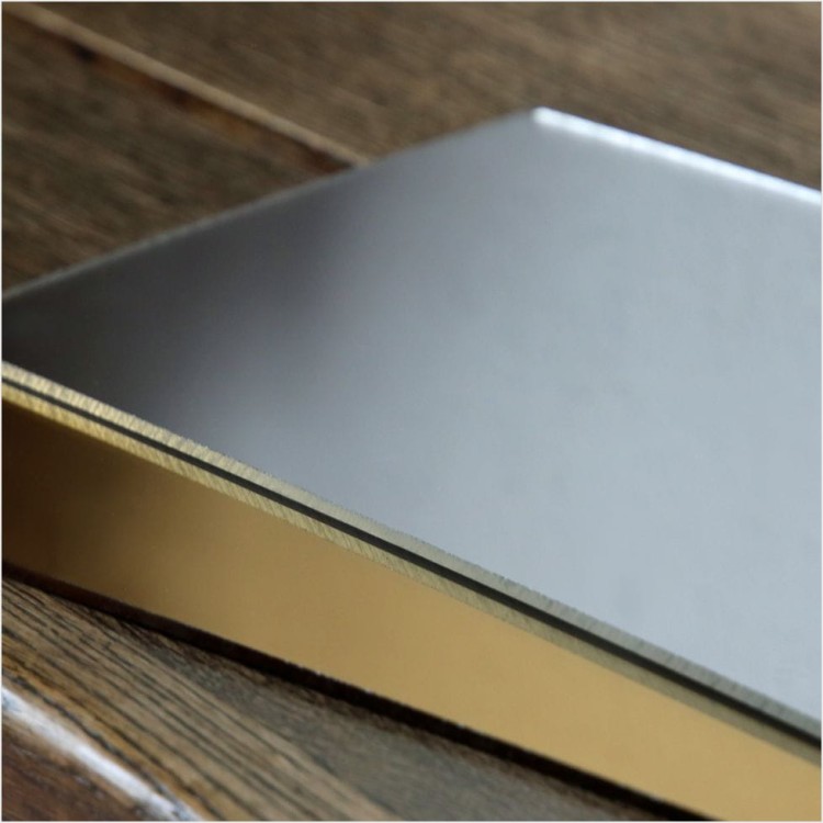 Plexi lustro złote 2 mm 600×400 mm – pakiet BIZNES 45 sztuk – płyta akrylowa dekoracyjna | ALUPLEXI