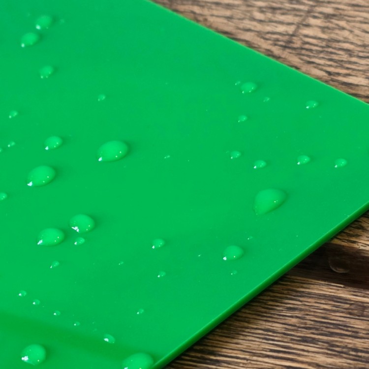 Plexi kolorowa zielona jasna 300×200 mm – płyta akrylowa dekoracyjna | ALUPLEXI