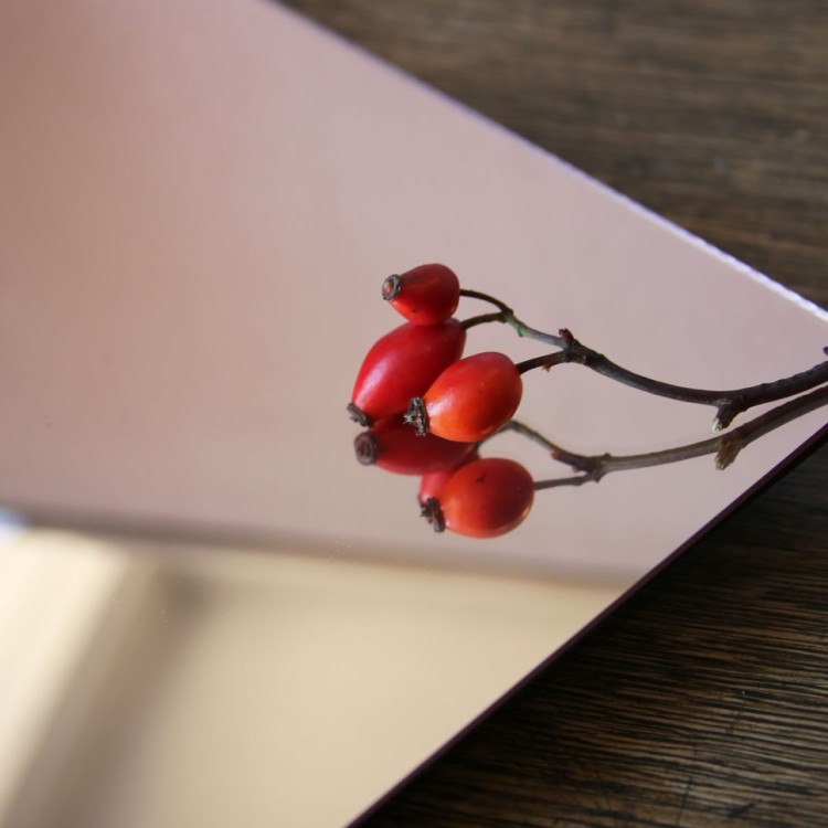 Plexi lustro gold rose 1,9 mm 700×500 mm – 1 sztuka | ALUPLEXI