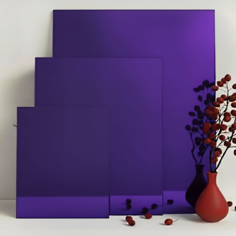 Plexi lustro fioletowe 1,9 mm 700×500 mm – do dekoracji | ALUPLEXI