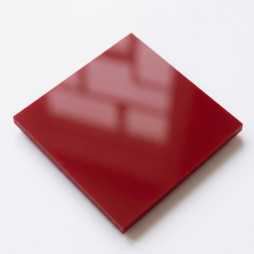 Ciemnoczerwona plexi 3mm Głęboka Wiśnia, strona połysk - 1522x1012 mm | ALUPLEXI