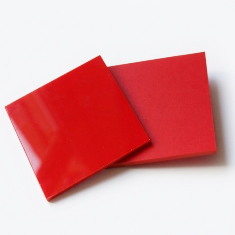 Czerwona plexi 3mm Makowa Czerwień, arkusz dekoracyjny mat/połysk - 1522×1012 mm | ALUPLEXI