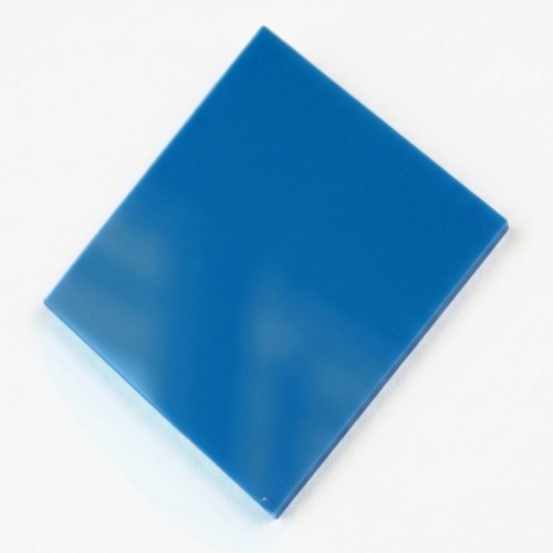 Niebieska plexi Niebieska Laguna formatka 400x300mm strona połysk | ALUPLEXI