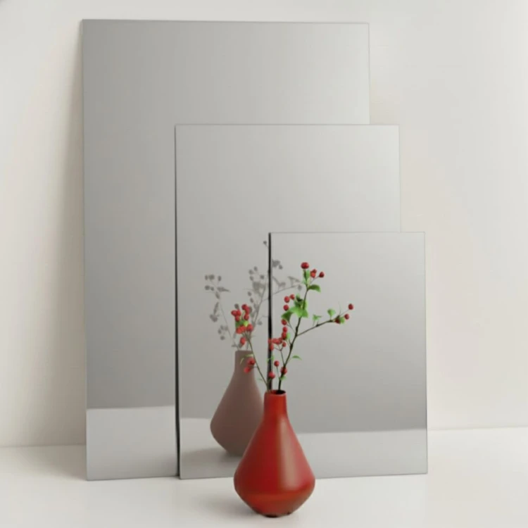 Plexi lustro srebrne 1,5 mm 600×400 mm – do cięcia – pakiet 62 sztuk | ALUPLEXI