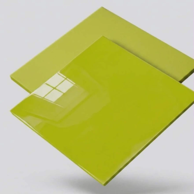 Plexi pastelowa Limonkowy Shot 3mm 500×300 mm dwustronna mat/połysk | ALUPLEXI