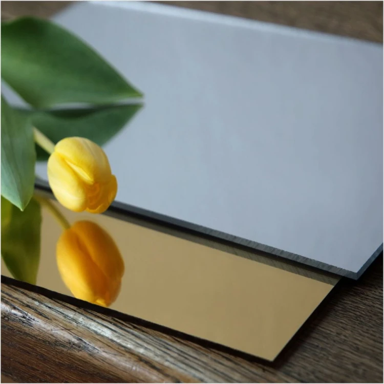 Plexi lustro złote 2 mm 600×300 mm – 1 arkusz | ALUPLEXI