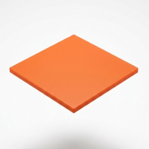 Plexi pastelowa Soczysta Mandarynka 3mm próbka | ALUPLEXI