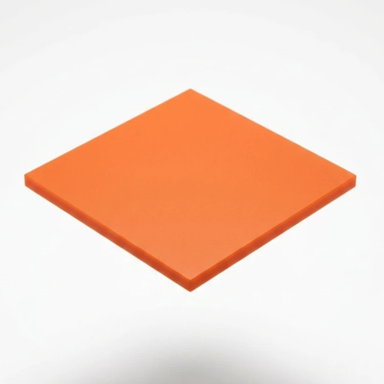 Plexi pastelowa Soczysta Mandarynka 3mm próbka | ALUPLEXI