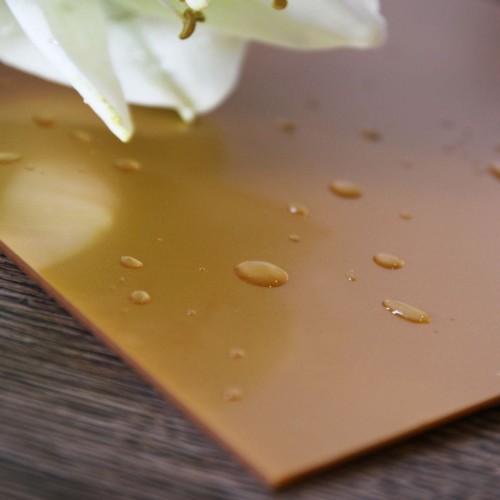 Plexi Metallic Gold arkusz z metalicznym połyskiem - tester ALUPLEXI