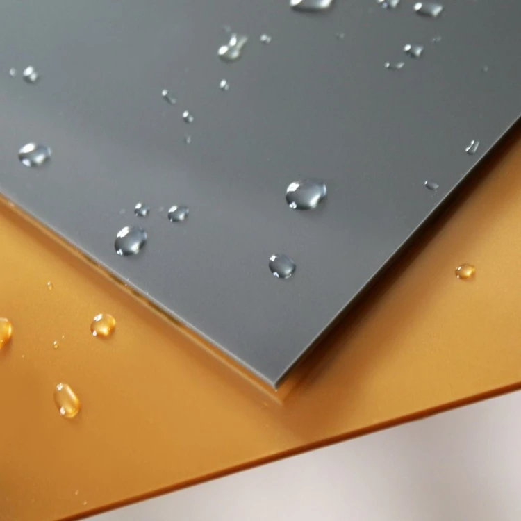 Plexi Metallic Gold arkusz z metalicznym połyskiem 90x90mm ALUPLEXI