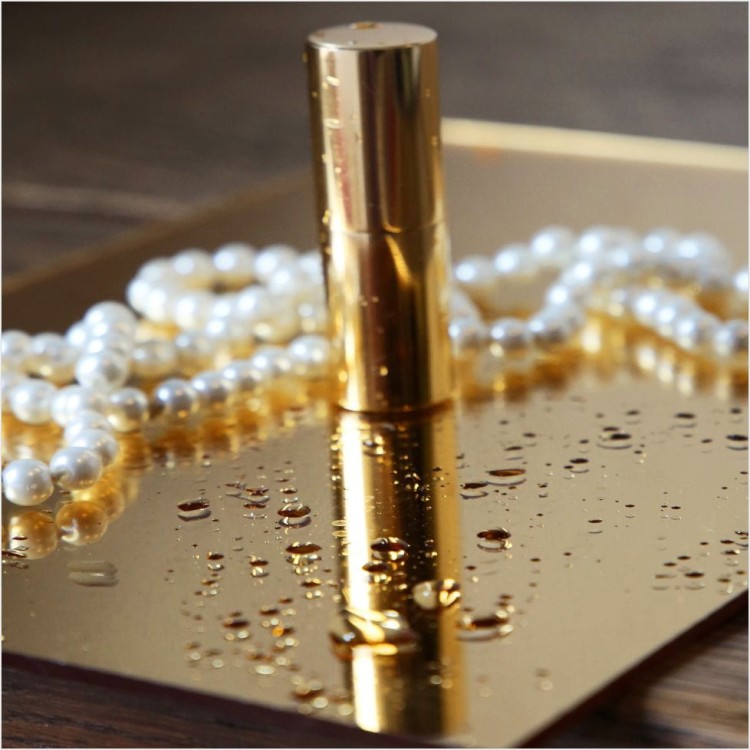 Plexi lustro złote 2 mm 700×500 mm – pakiet 5 sztuk | ALUPLEXI