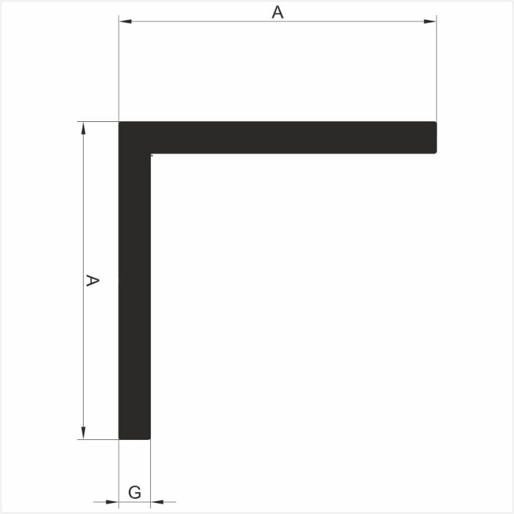 kątownik aluminiowy ALUPLEXI