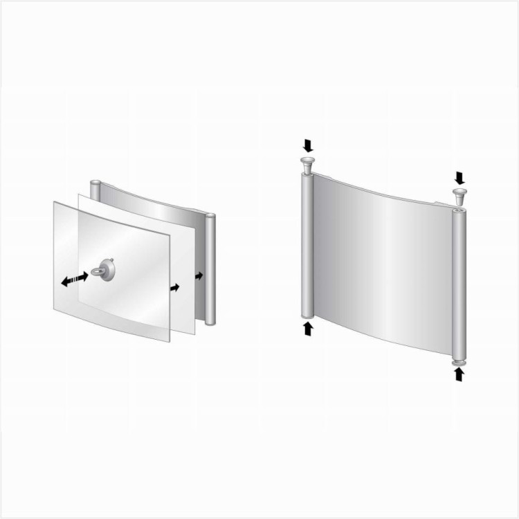 Tabliczka przydrzwiowa ALUDIRECT - ALUPLEXI